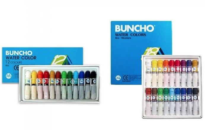 BUNCHO WATER COLOUR 6CC (12'S/18'S)