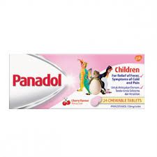 Panadol for Children Chewable Tablets 24 pieces