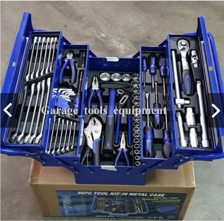 PROFESSIONAL KW 86PCS TOOL SET - TOOL BOX SET - BOX SOCKET SET - SPANNER SET
