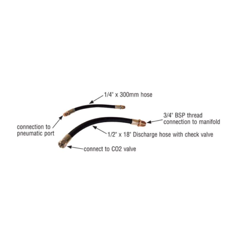 PILOT LOOP 1/4" X 300MM HOSE