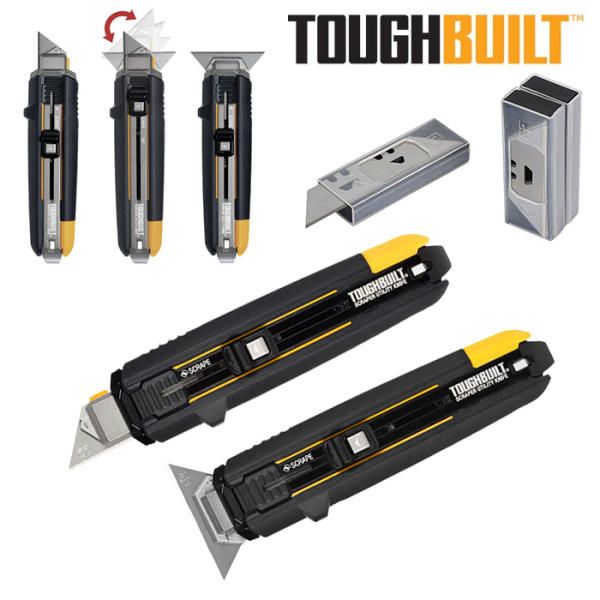TOUGHBUILT American TB Tobier Multifunctional Deformation Utility Knife Scraper TB-H4S5-01