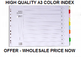 A3 10 COLOR INDEX DIVIDER