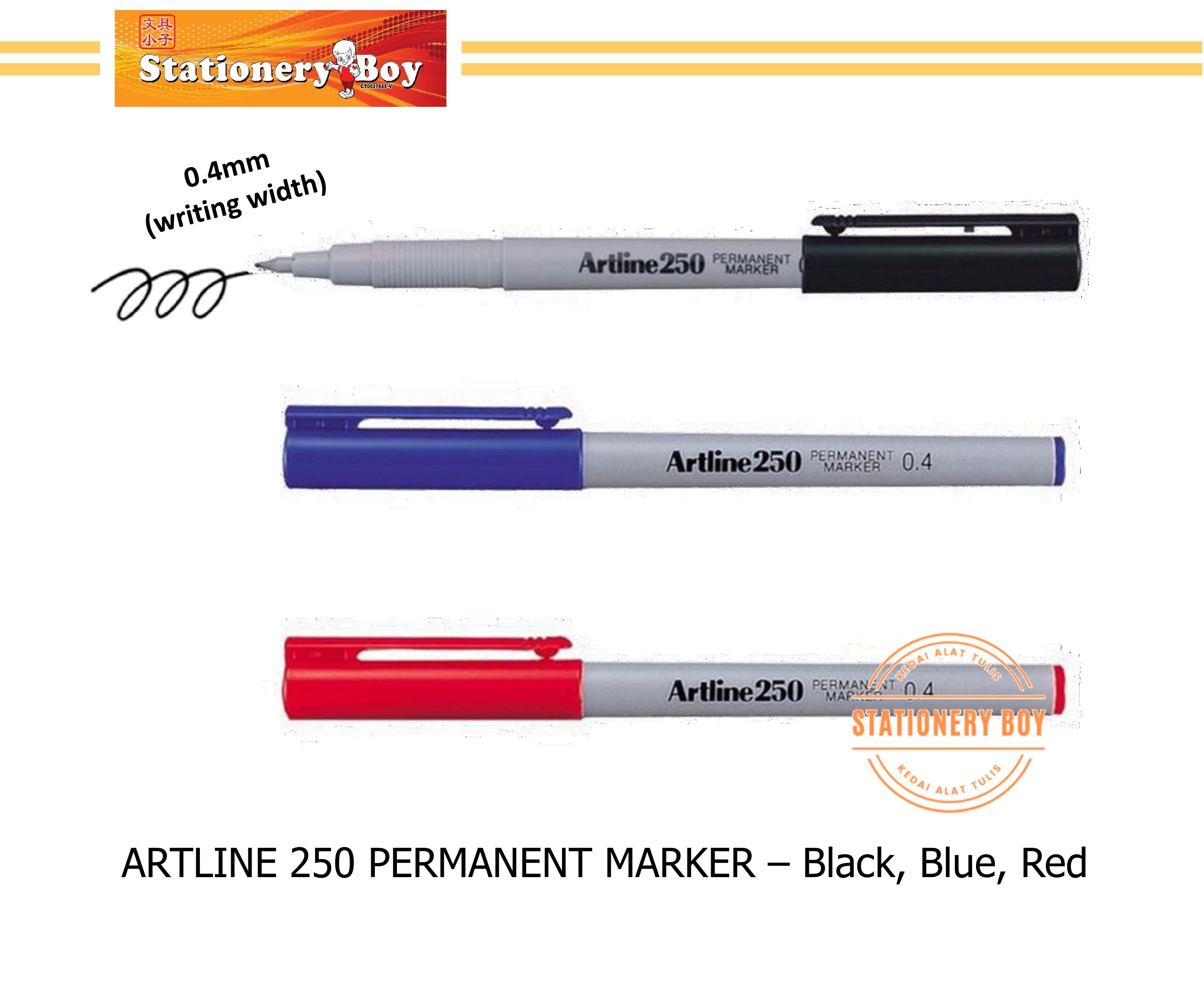 ARTLINE 250 Permanent Marker / Penanda Dakwat Kekal