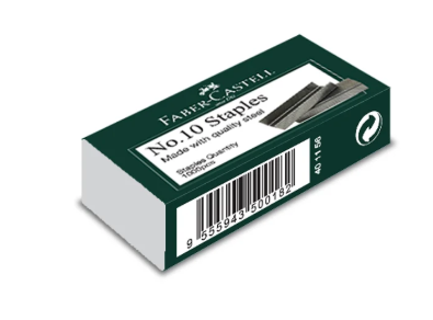 Faber-Castell Staples no. 10 box of 1