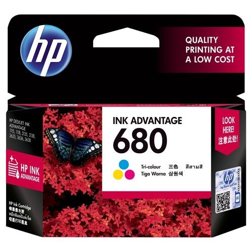 HP Ink Cartridge 680 Tri-color F6V26AA
