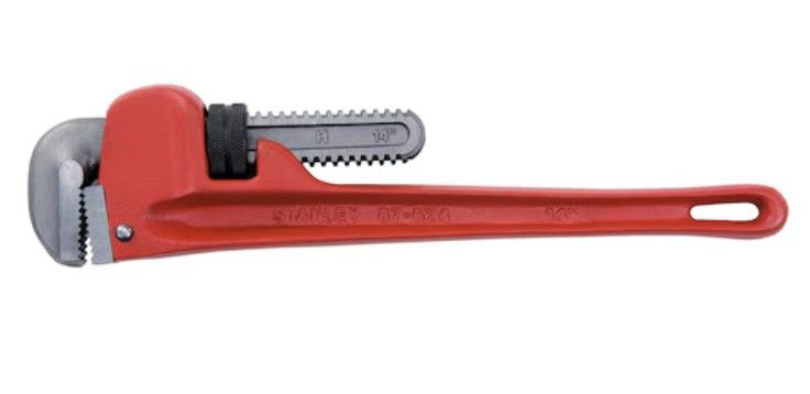 Stanley Range Pipe Wrench Lock 8/10/12/14 Inch