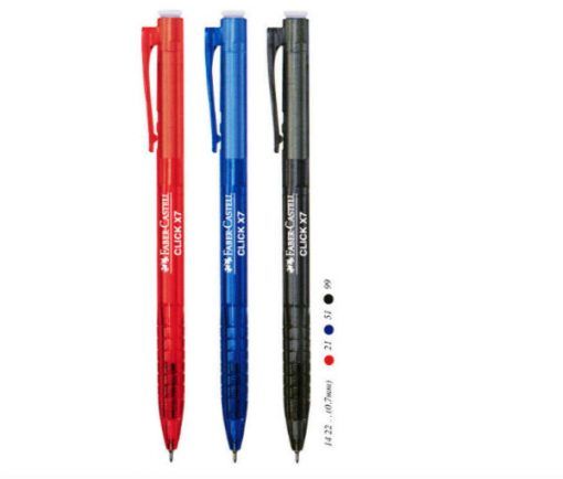 Faber Castell Ballpen click X7 1422 0.7 Blue
