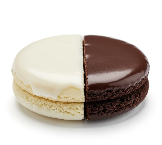 Mini V-Food B&W Cookies