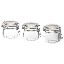 N/A Jar with Lid Clear Glass Korken 13cl