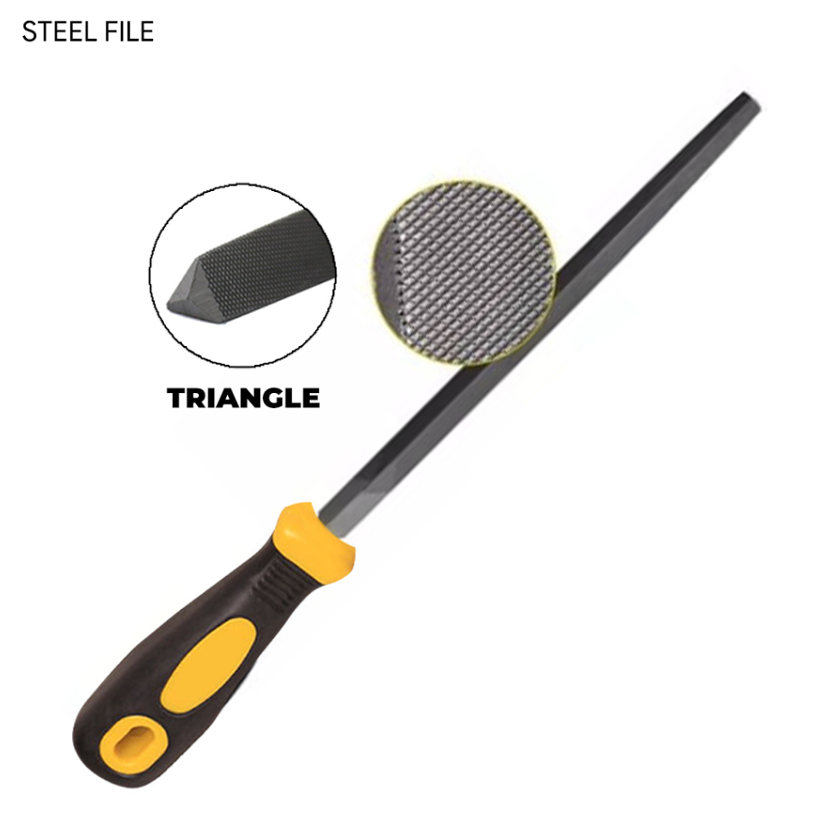 STEEL FILE (TRIANGLE) RANDOM
