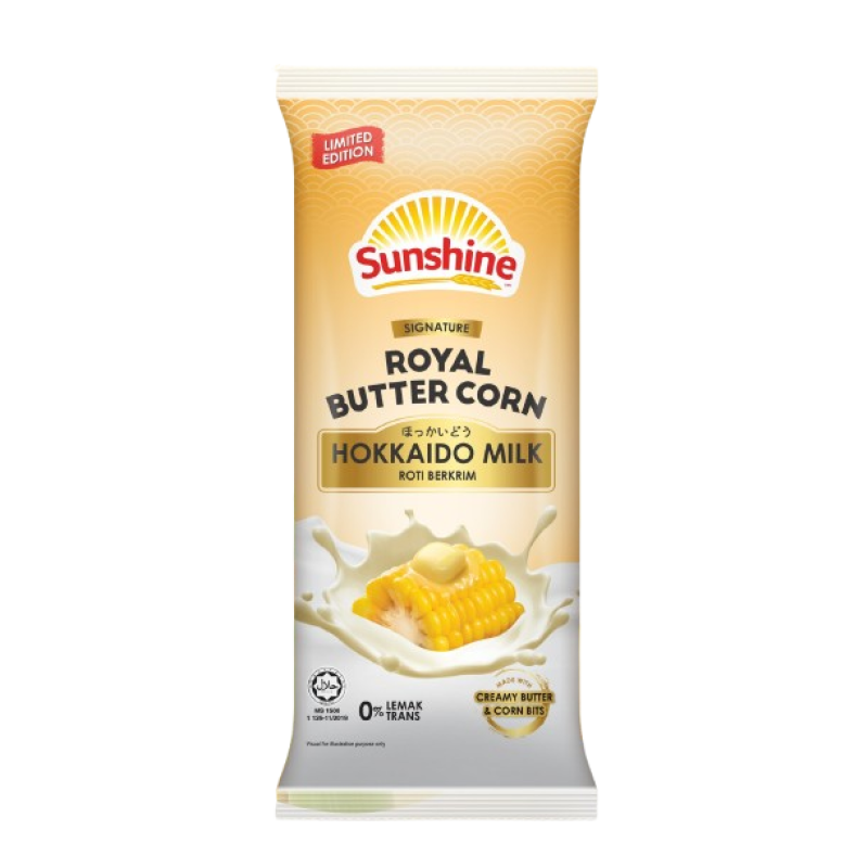 Sunshine Bread Royal Butter Corn Cream Roll 52g