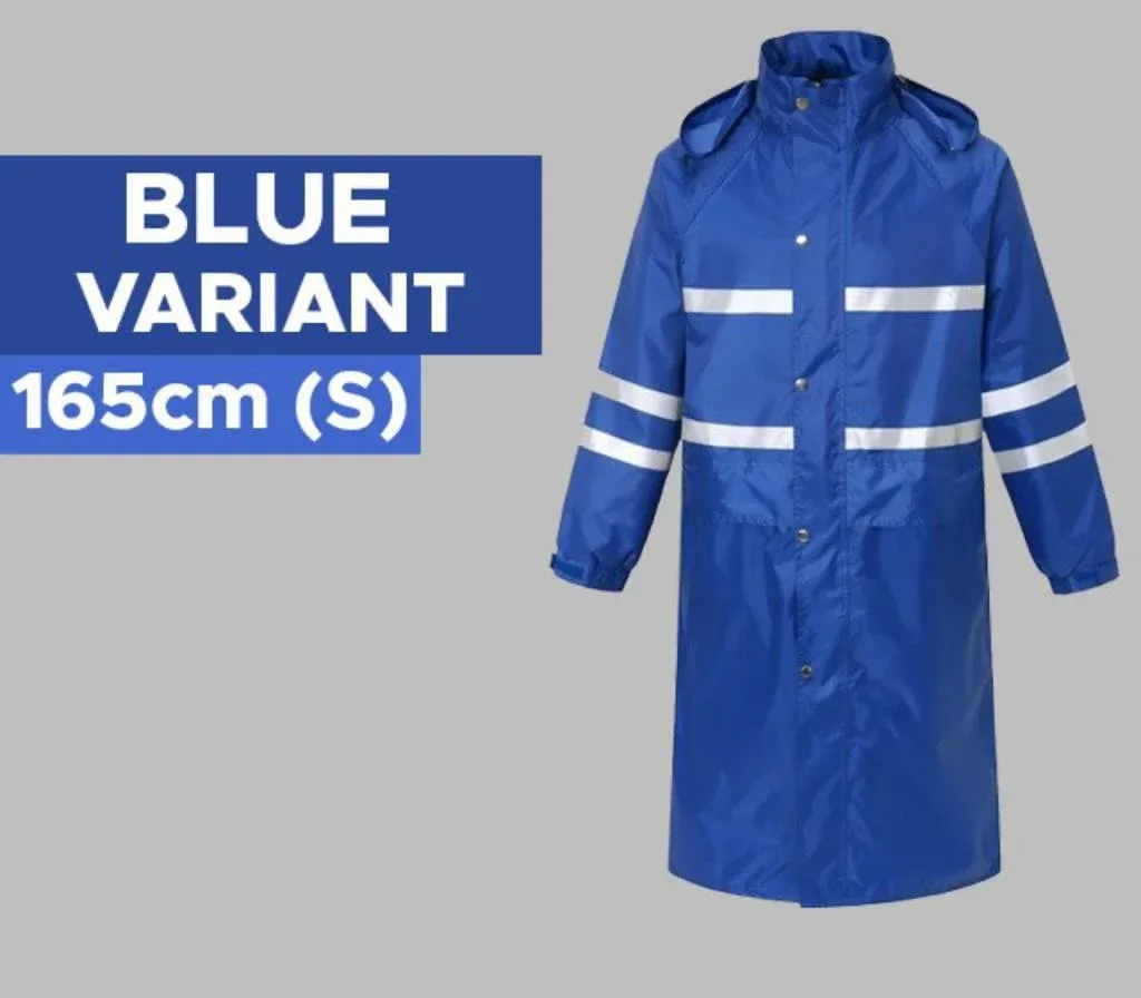 Safety Long Raincoat Waterproof Thick Nylon Rain (Custom Made)