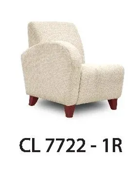 Single Seater Sofa C/W Right-arm ( Half Leather)