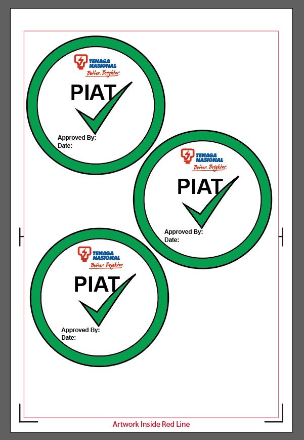 STICKER PIAT 15CM