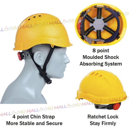 PROGUARD ADVANLITE2-4P-WHG3RS SAFETY HELMET