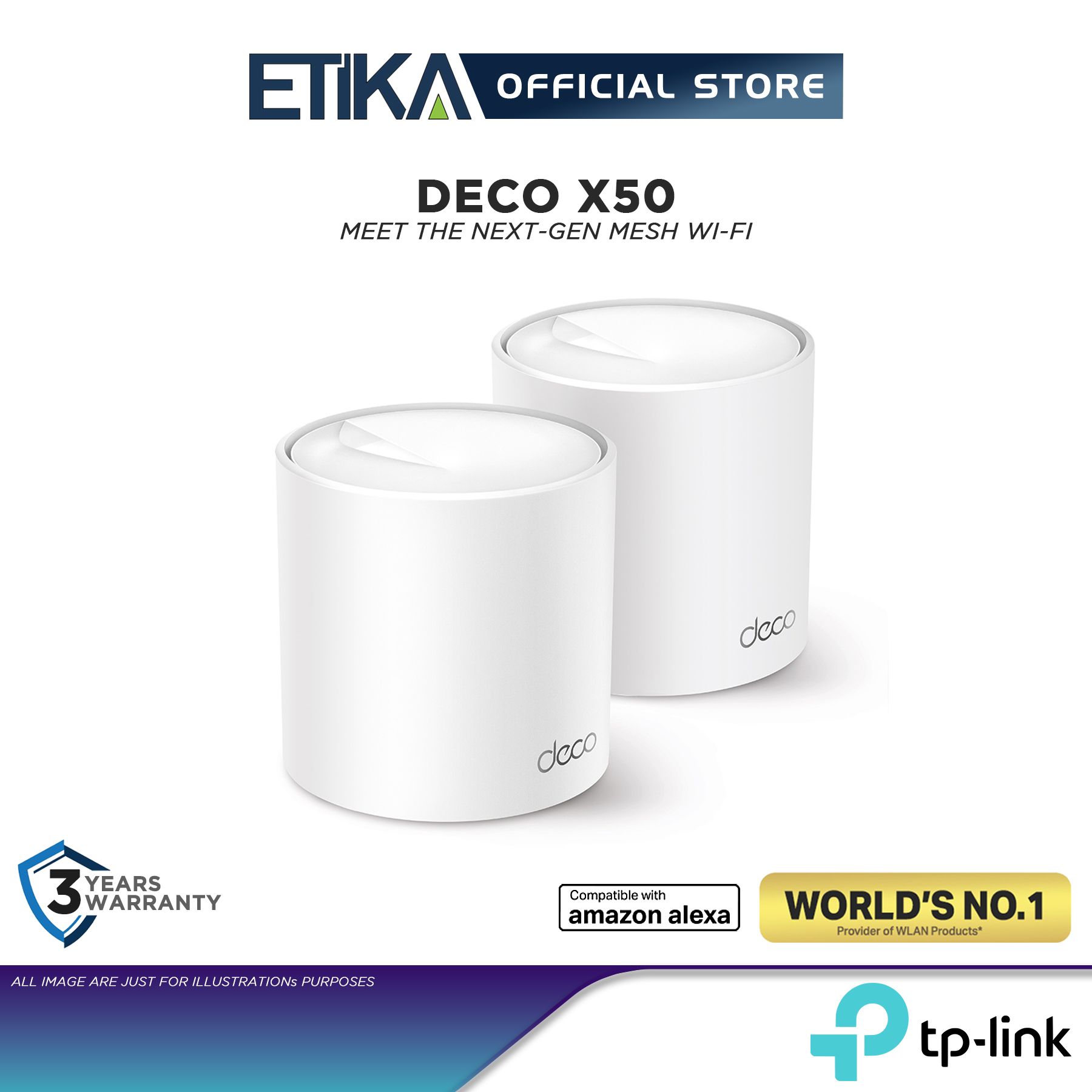 TP Link Deco X50 AX3000 ( 2 pcs / Set )