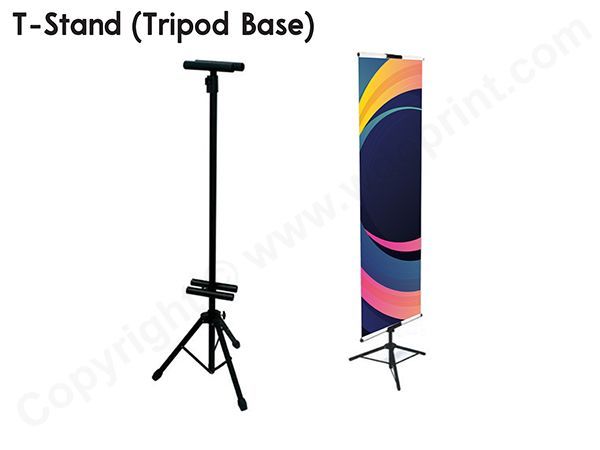 QS T Stand Bunting With Logo 24"X72"