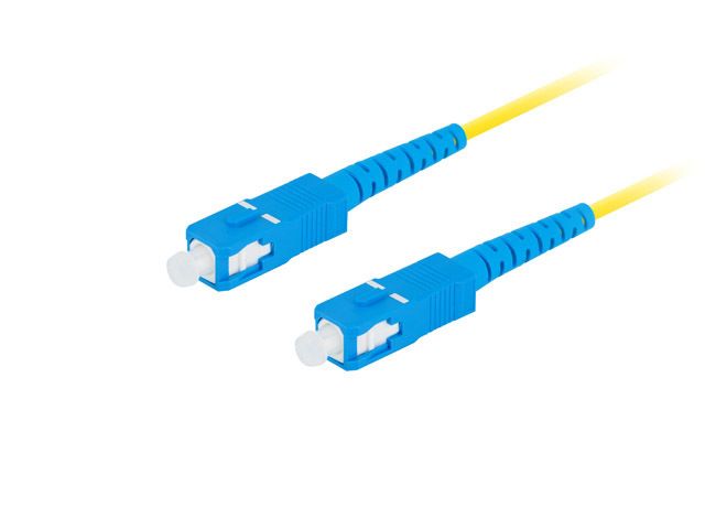 QP SC/UPC-SC/UPC SM Duplex LSZH Fiber Cable 10M