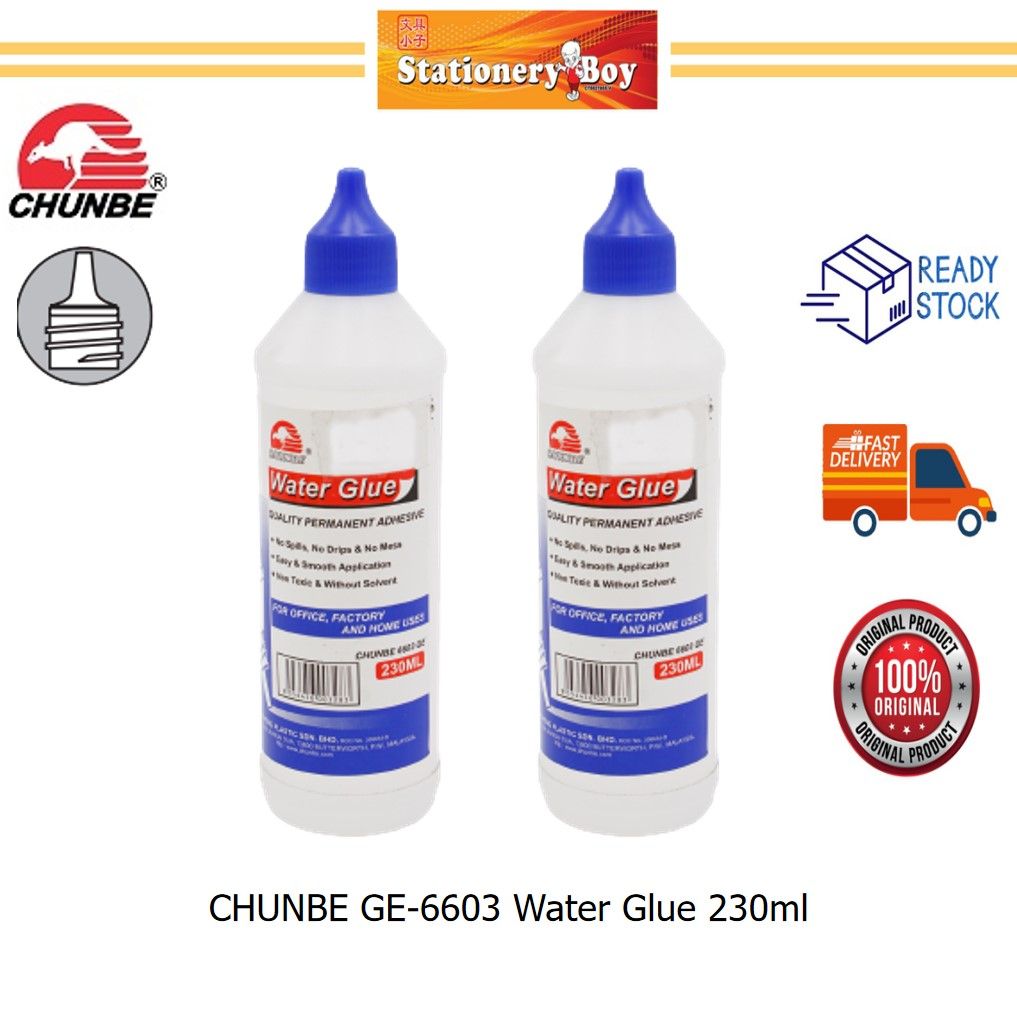 CHUNBE Water Glue GE6603 230ml / Gam Cecair