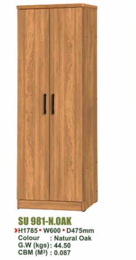 SU WARDROBE SU 981 - N.OAK / 982-N.OAK / 983 -N.OAK / SU 981 + SU 983 + SU 982