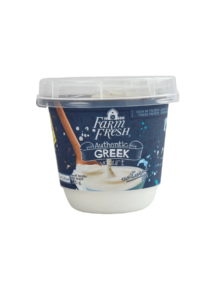Farm Fresh Natural Greek Yogurt 12 x 120g
