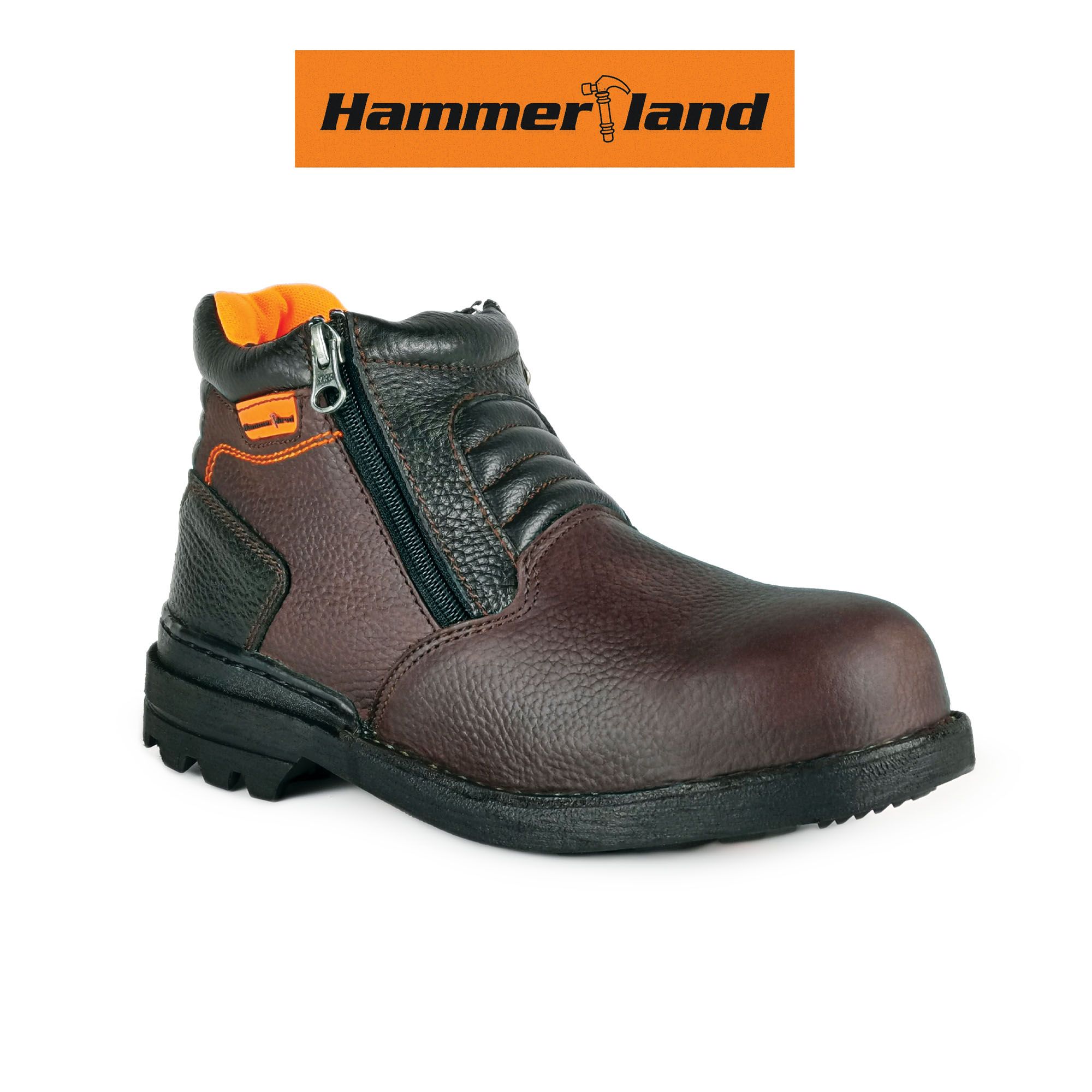 Hammerland Mid-cut Double Zip - Black / Brown (UK 6-10)