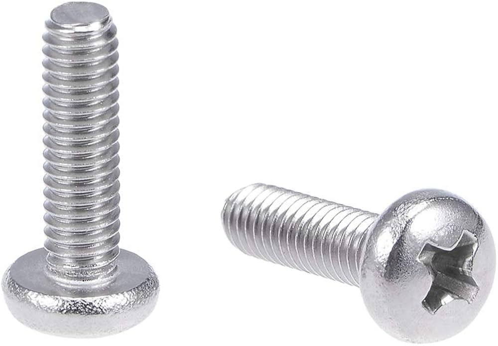 M4 X 14mm Long, Phillips, 90 Degree Flat Head, Steel Grade 4.8 Machine Screw
