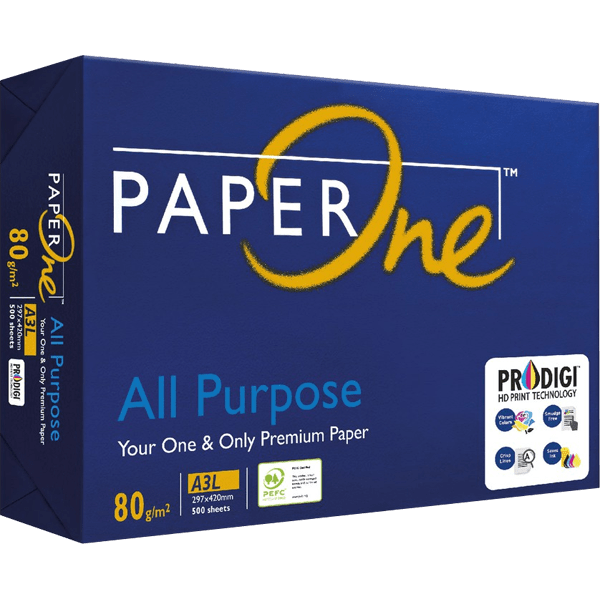 PaperOne A3 Paper All Purpose 80gsm 500 sheets