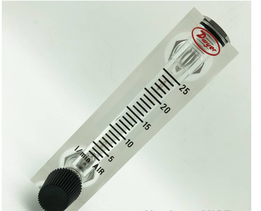 DWYER VFA FLOWMETER FLOW METER VISI-FLOAT SERIES SSV STAINLESS STEEL VALVE 2" SCALE