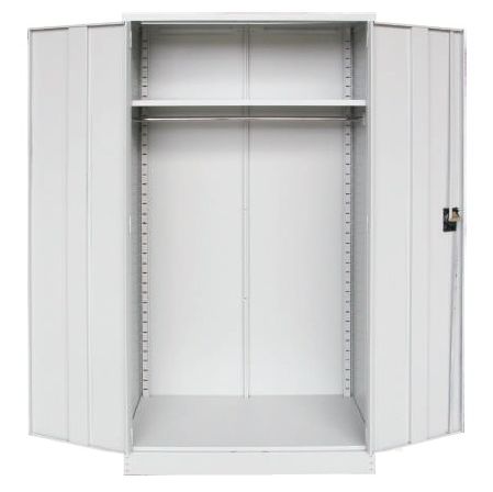 Full height Steel Wardrobe with steel swinging door