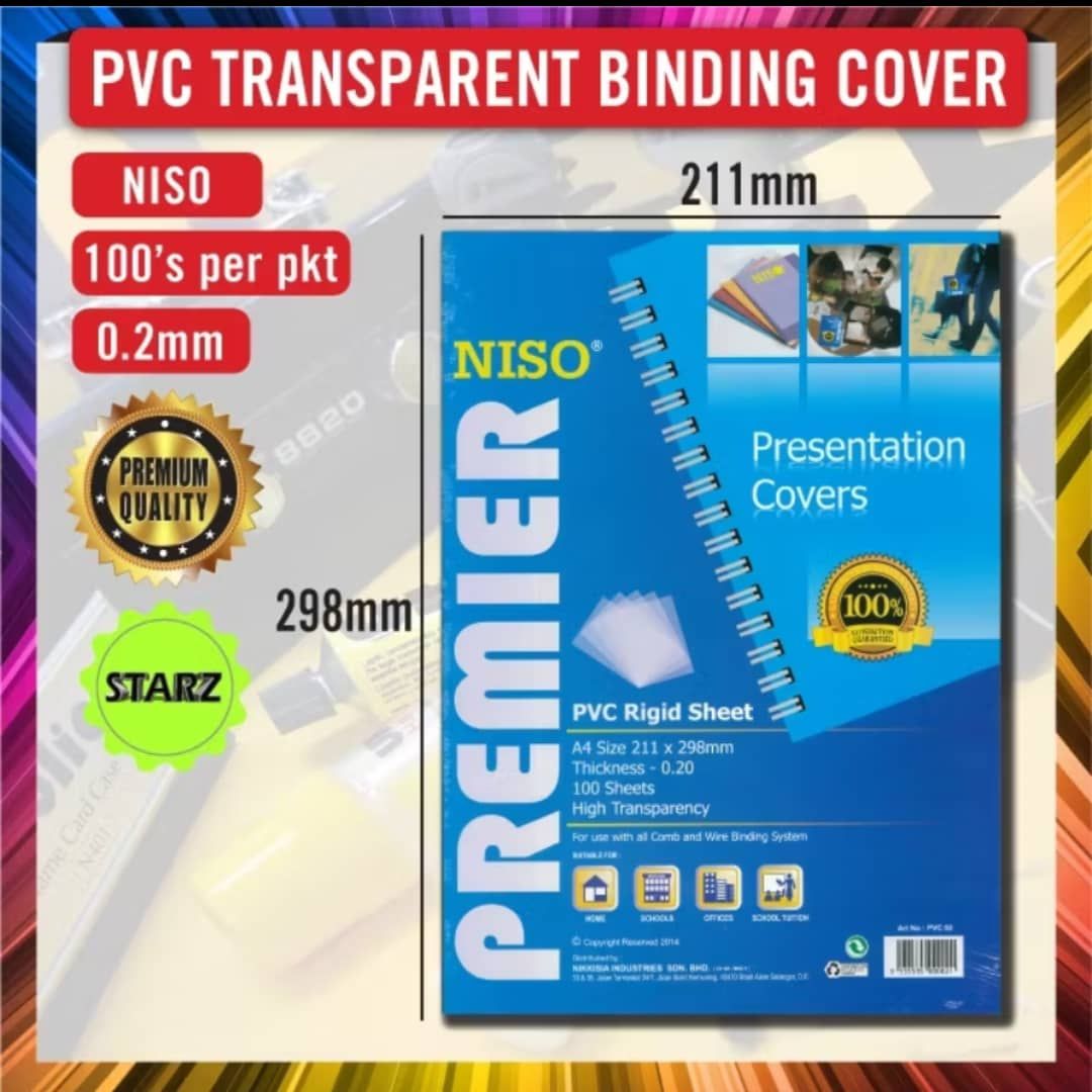 PVC RIGID BINDING COVER A4 (100S)