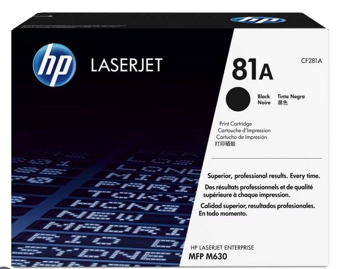 Laserjet Printer toner cartridge black (model laser jet enterprise M605)