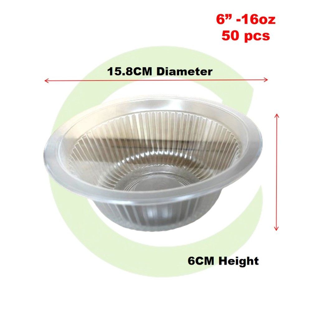 Plastic Bowl 6" PP75 (50± PCS)