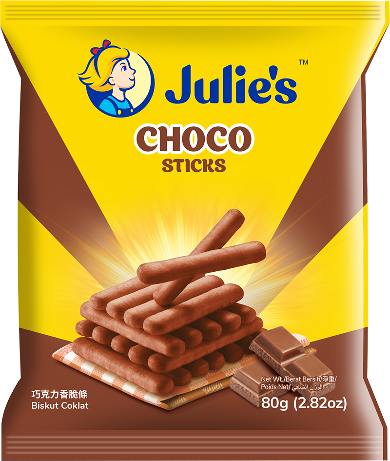 Julie’s Choco Sticks 80g X 12 PACKS