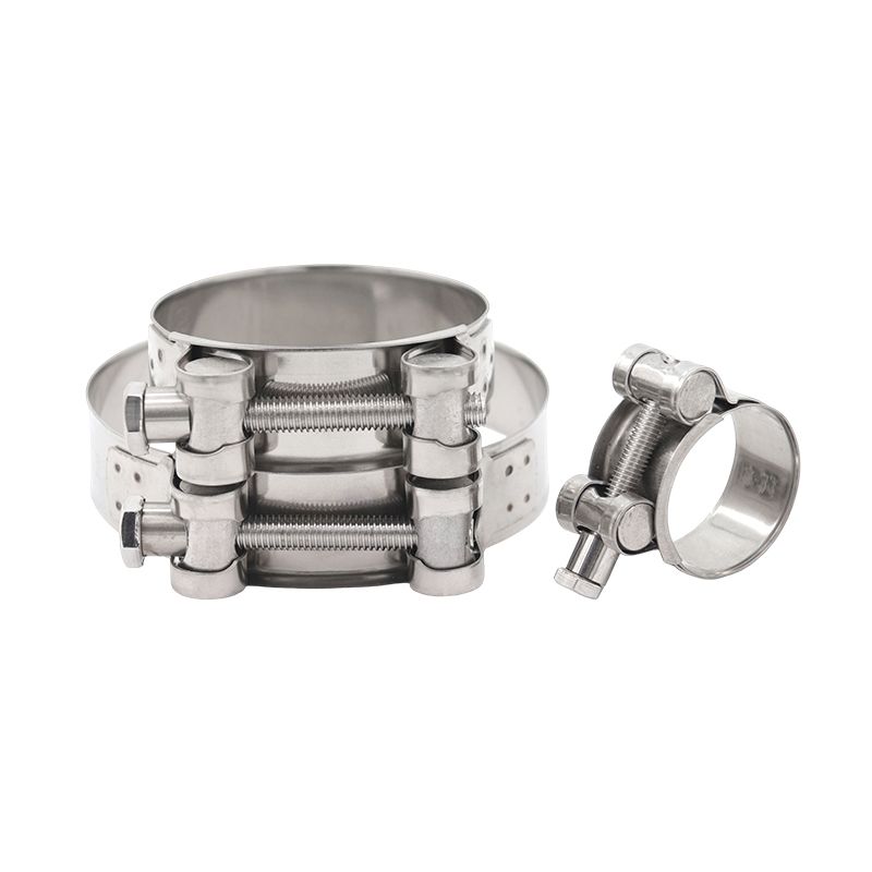 304 Stainless Steel High Pressure Hose Clamp Clip Single Head Bolt Fixing Pipe Fuel Clip Fastener