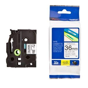 BROTHER 36MM TAPE (BLACK ON WHITE) 8M/ROLL