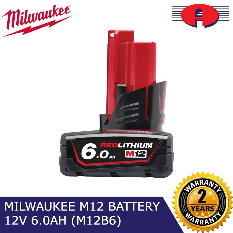 Milwaukee M12 6.0Ah Battery