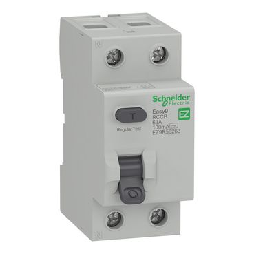 SE SETIA ELECTRIC SCHNEIDER ELCB RCB 2 POLE 63A 100mA EZ9R56263