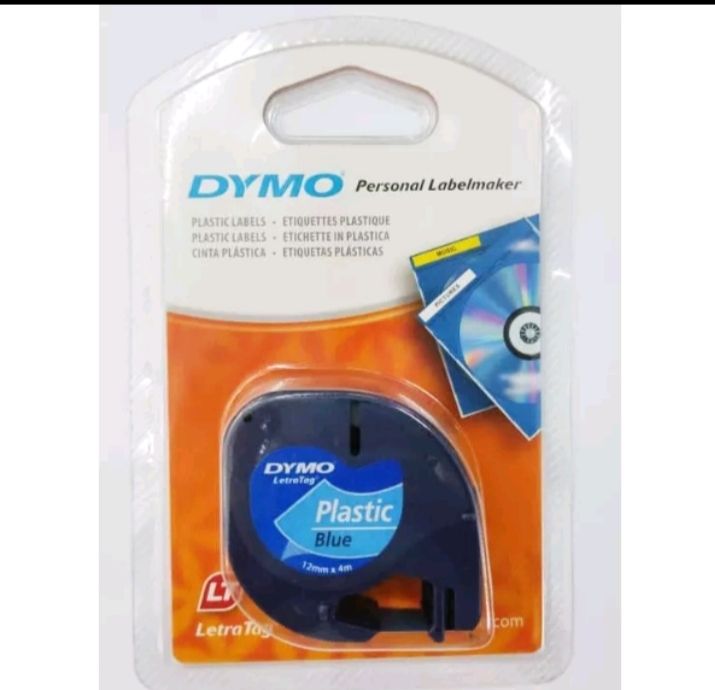 Refill Dymo LetraTag 100T & 100H Label Maker Tape 12mm x 4m for Free delivery