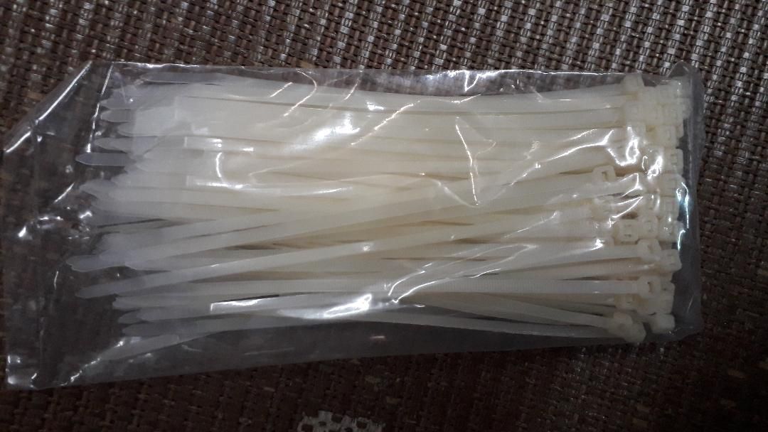 CABLE TIE ( WHITE ) SIZE: 10