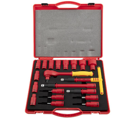 Sata 20PC.1/2”DR.VDE INS.SOCKET SET