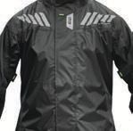 GIVI RRS04.AX RIDER TECH RAIN SUIT, BLACK COLOUR (Include Logo TNB)