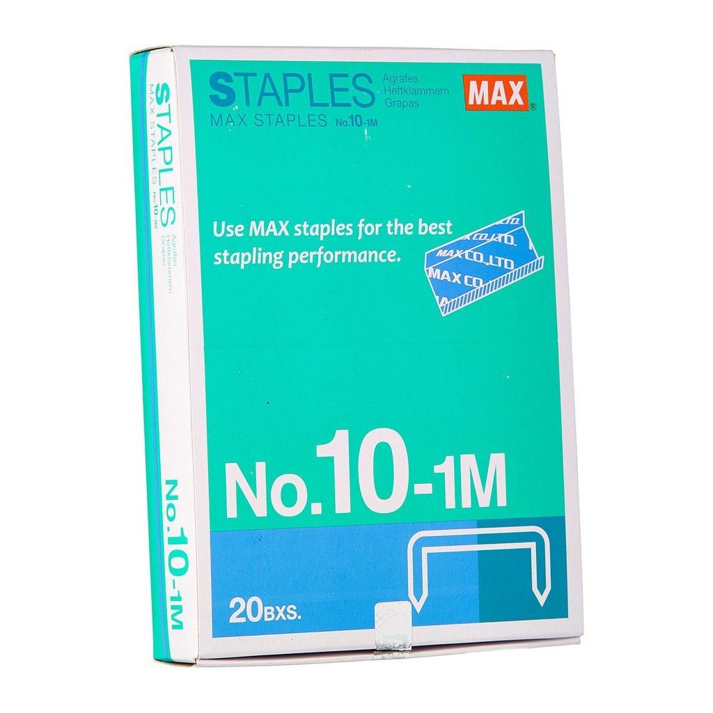 Max Staples 10-1M (20 Small Boxes/Big Box)