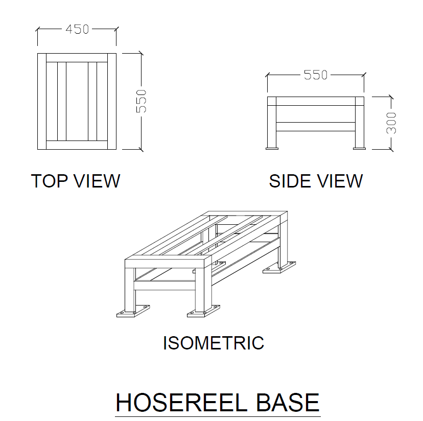 Customize Sentrix Hose Reel Stand