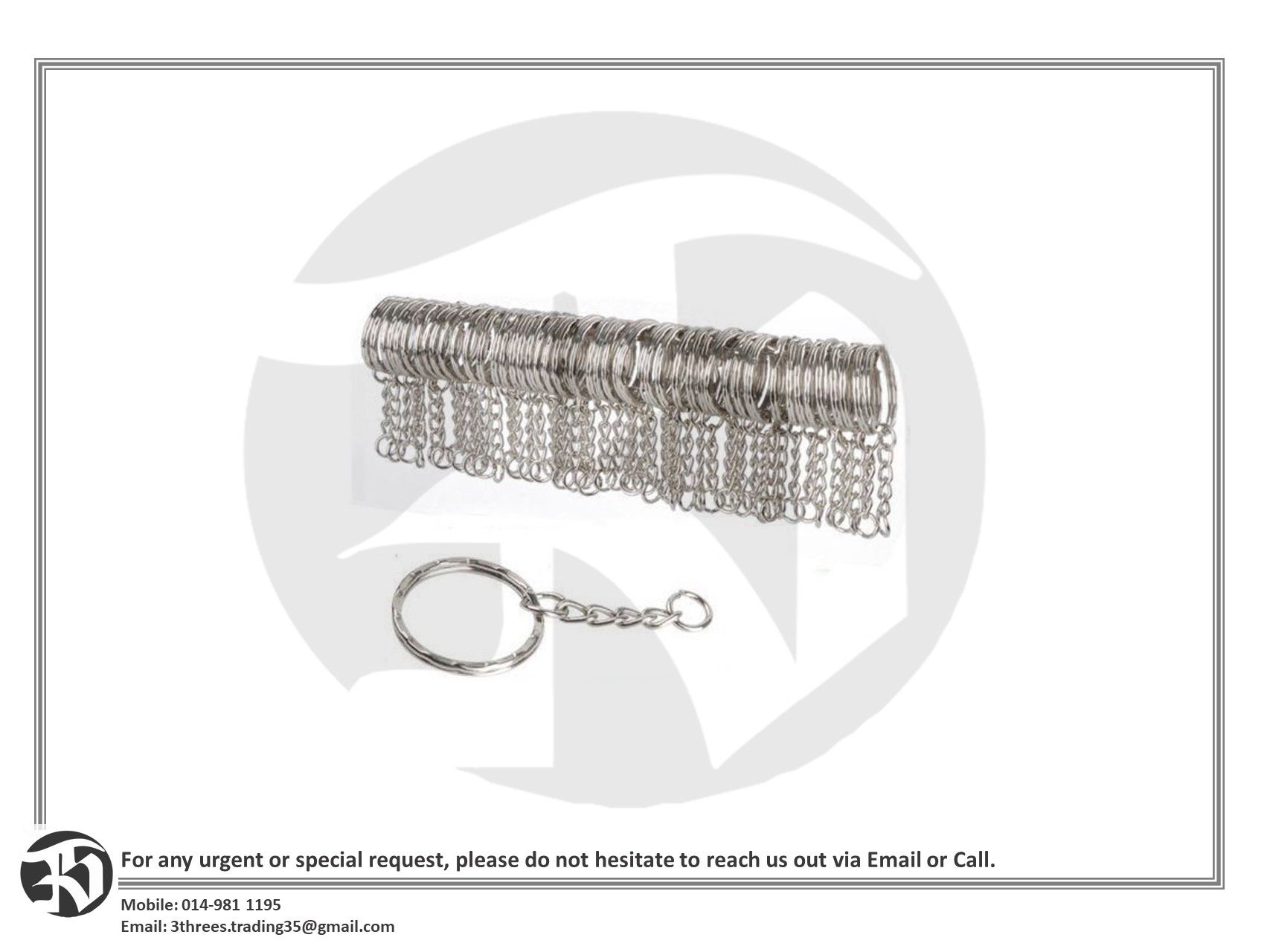 Key Tag Ring (50 pieces)