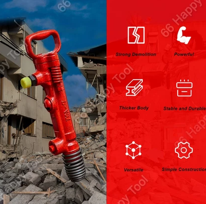 TCA-7 Pneumatic Paving Breaker Heavy Duty Air Pick Hammer Powerful Construction Demolition Tools
