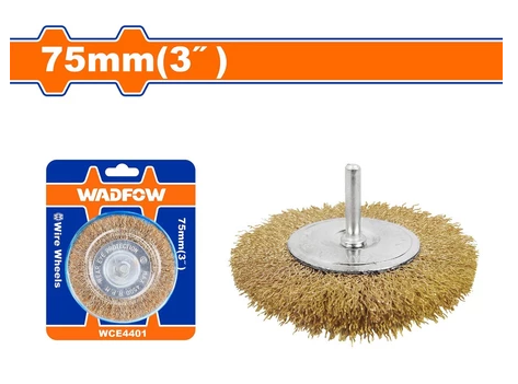 WADFOW WIRE WHEEL BRUSH DIAMETER (75MM/3"/1/4") WCE4401