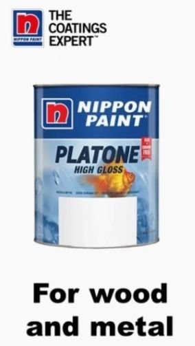 Ocha - Nippon Platone High Gloss Paint ( 5 liter )- Signal Red 6613 FREE DELIVERY SEMENANJUNG MALAYSIA