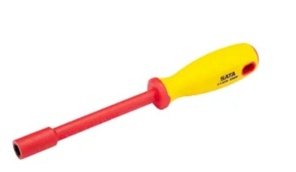 Sata VDE INSULATED NUT SCREWDRIVER 4.0*125mm