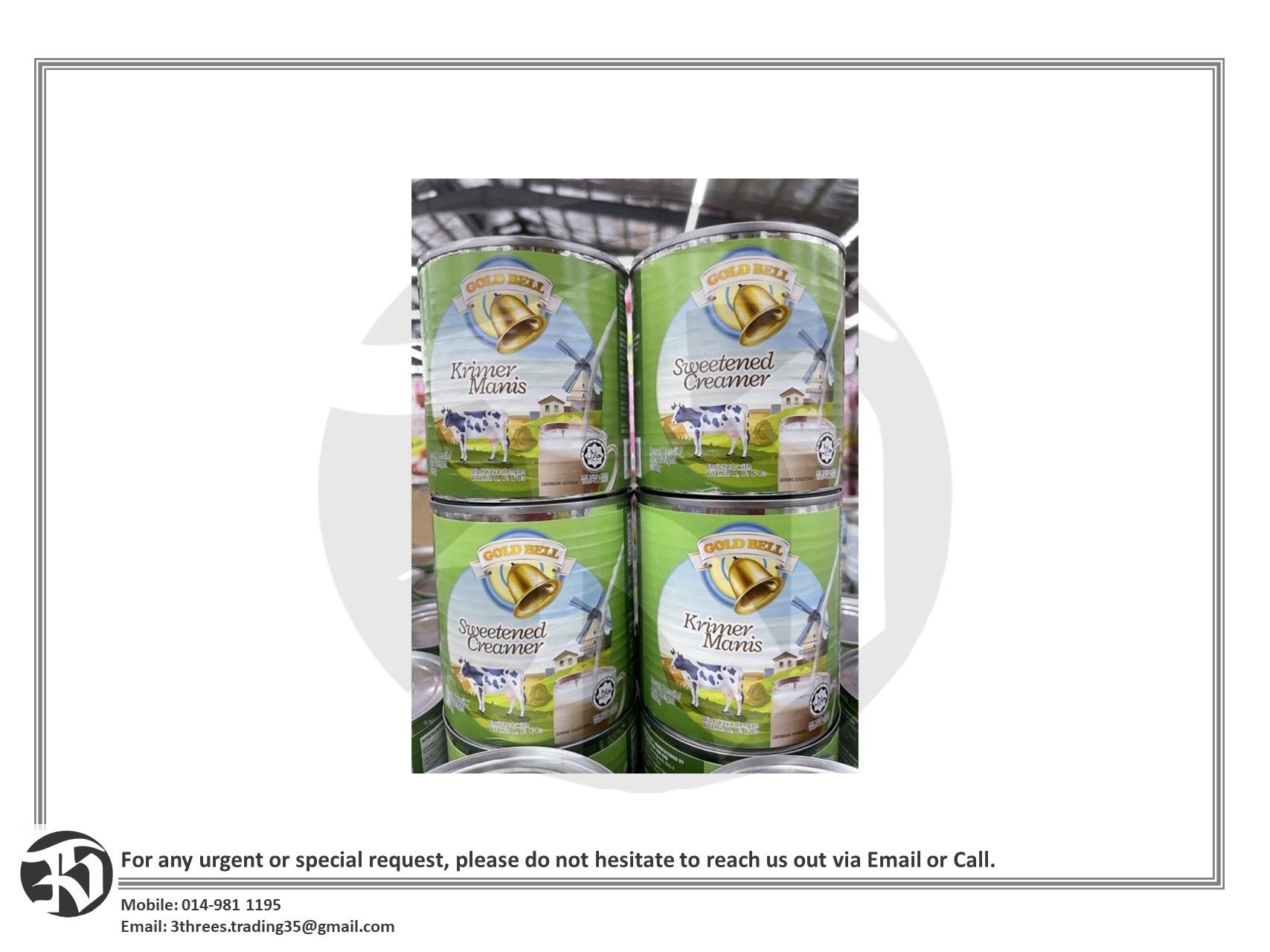 GOLD BELL KRIMER MANIS/ SWEETENED CREAMER